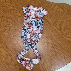 🤠 Holy Cow, This is Cute! | Highland Cow Knotted Gown